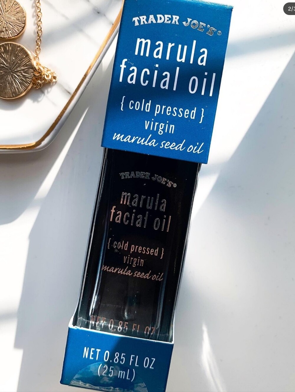[New] Trader Joe's Marula Facial Oil - Cold Pressed Virgin Marula Seed Oil 25ml
